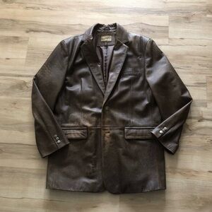 Cabela's Rich Brown Leather Jacket